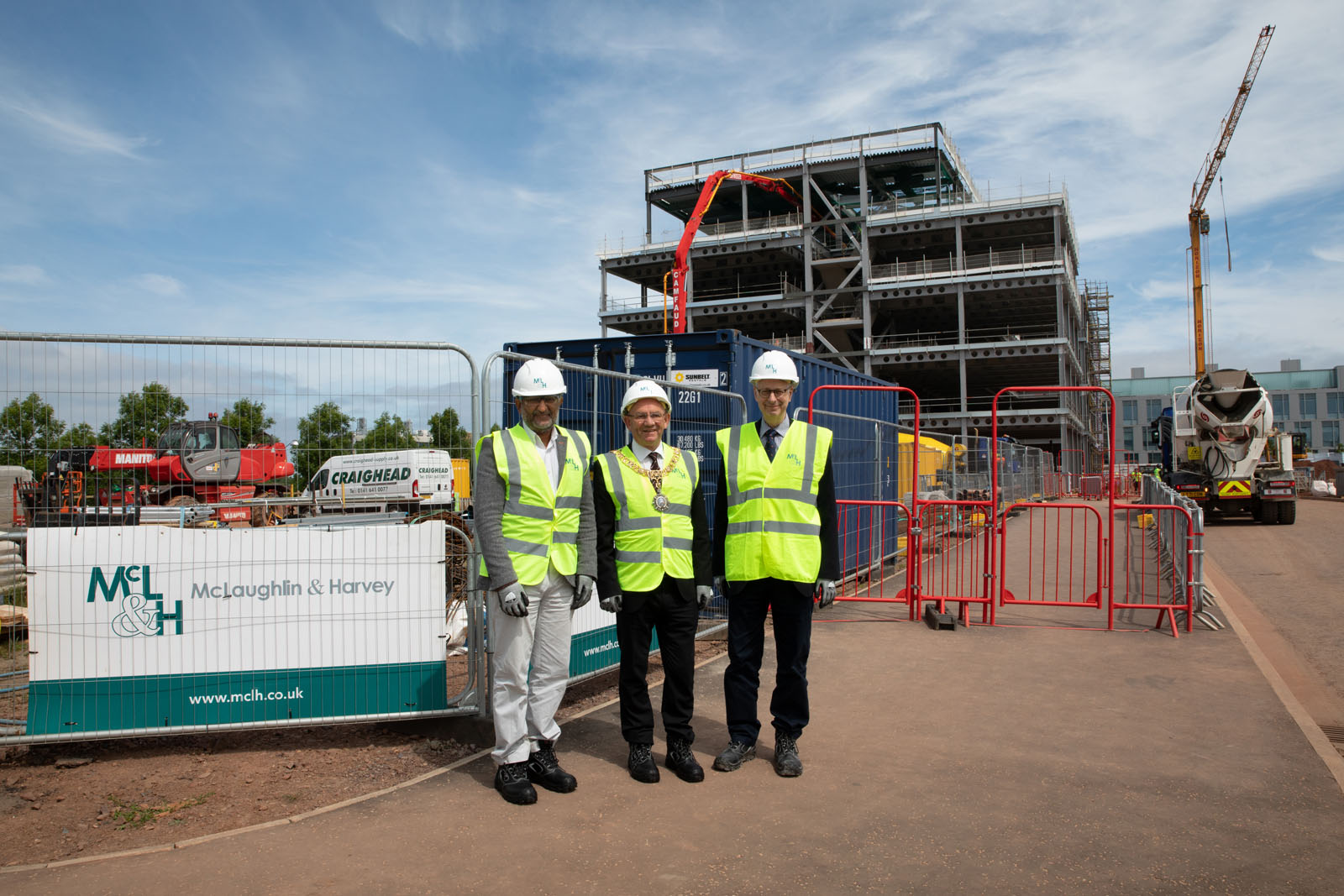 New Usher building celebrates topping out milestone | News | Edinburgh ...